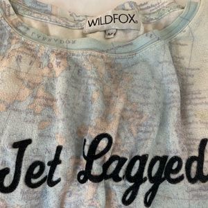 Wild fox crewneck graphic sweatshirt